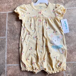 NEW! Carter’s 12 Month Baby Girl Romper